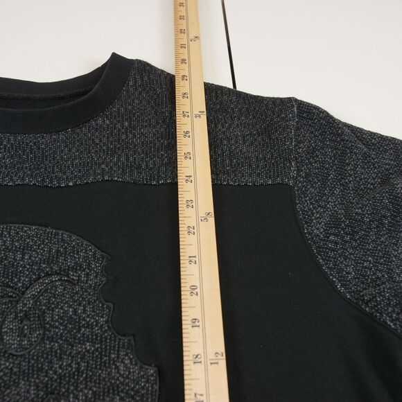 Cookies Black Contrast Knit Cotton Blend Sweatshirt Mens Sz XXL - Picture 4 of 10